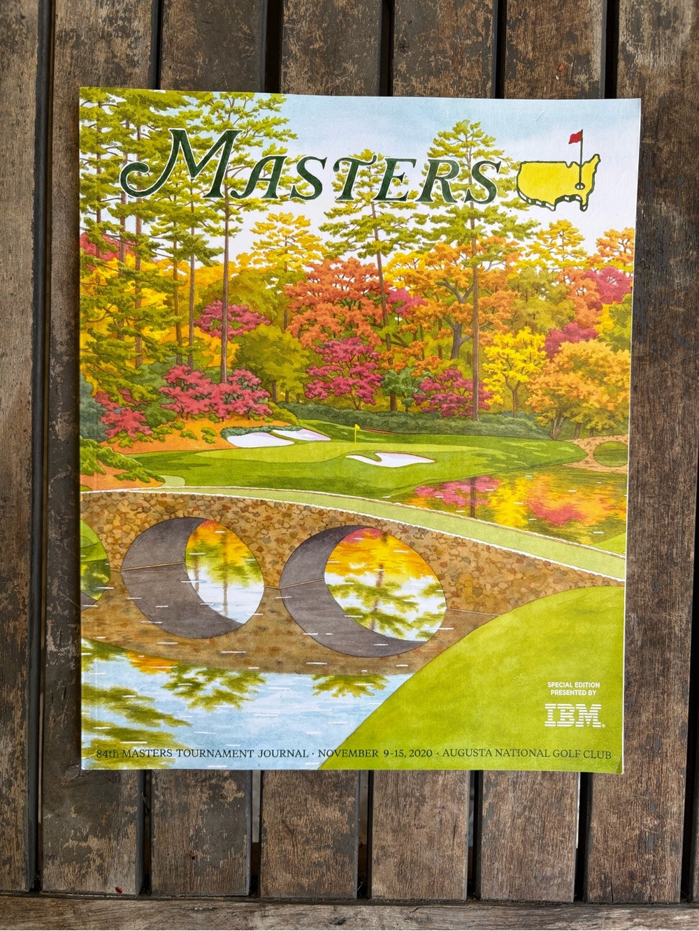 2020 Masters Tournament Program (Covid year)
